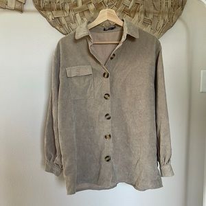 Nasty Gal Corduroy Button Down